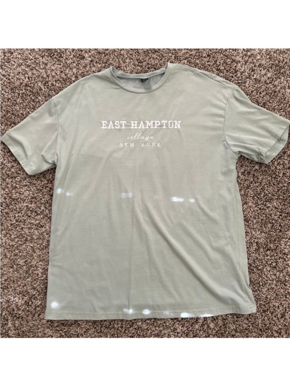 SHEIN Sage Green Short Sleeve Graphic Tee